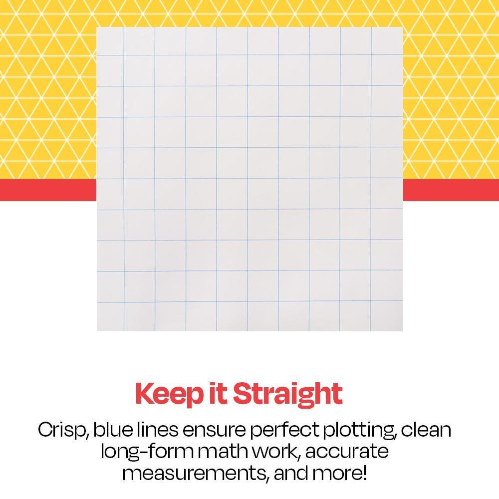 School Smart Graph Paper, 10 x 10 Inches, White, 500 Sheets